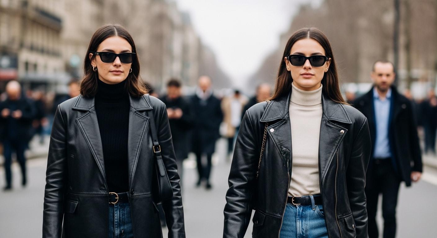 Street style photographers capture a diverse mix of tailored and streetwear looks at Paris Fashion Week, with an urban P